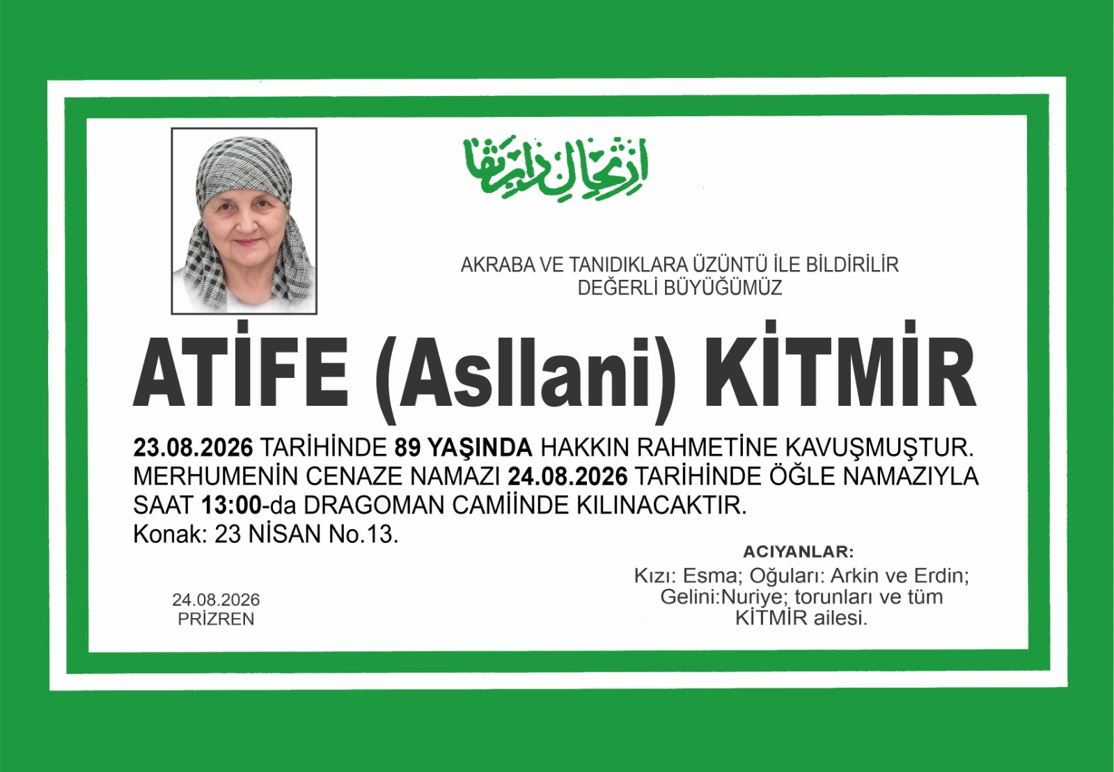 Atife Asllan Kitmir