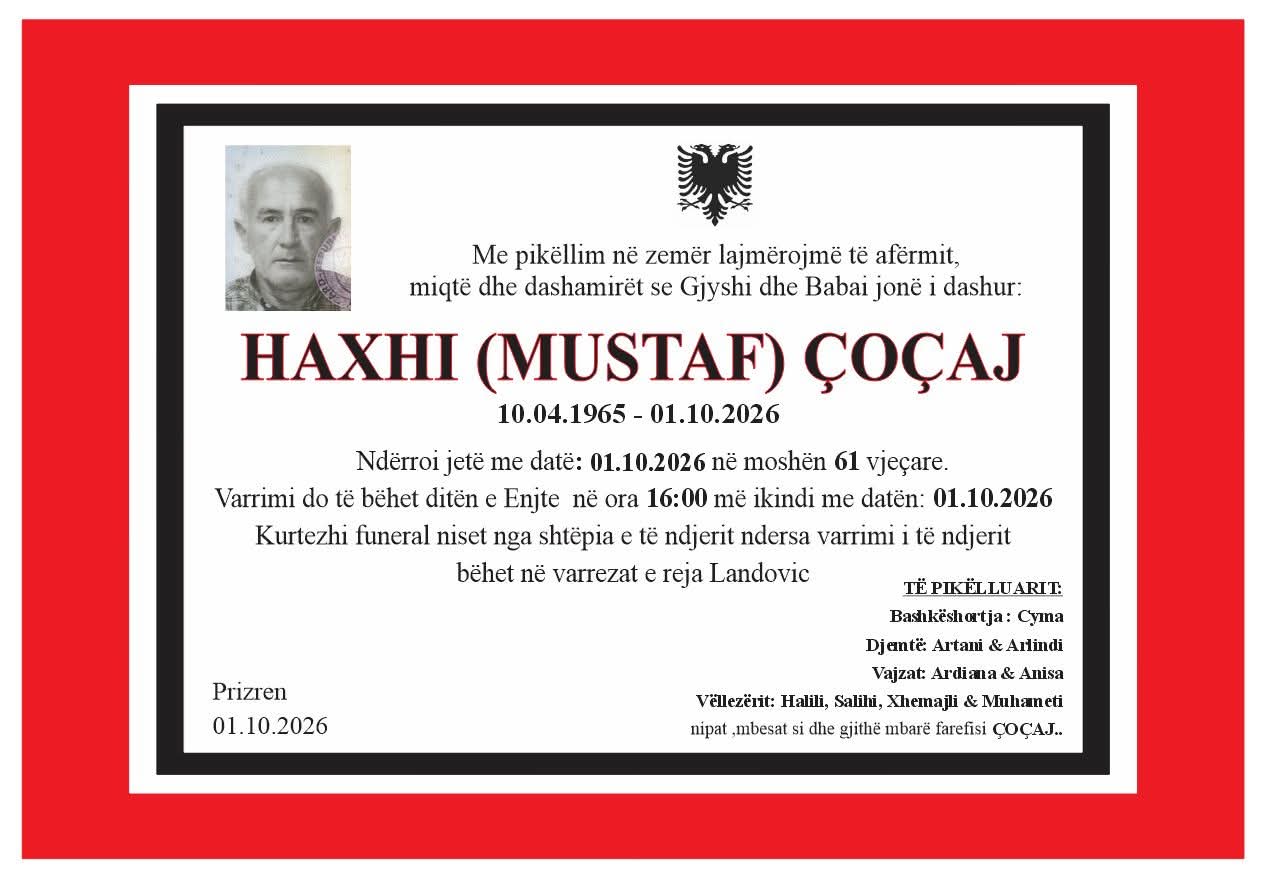 Haxhija Mustafë Qoçaj